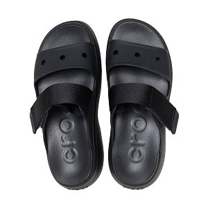 Soho Two Strap Sandal - Black