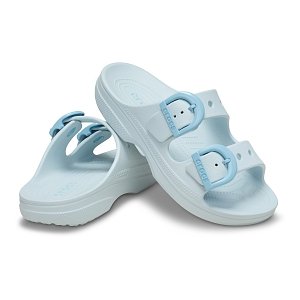 SaturdayEnamelBuckleSandalW - Vapor Ice