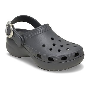 Classic Platform Buckle Clog - Carbon