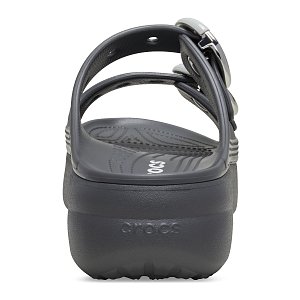 SatPlatformDippedBuckleSndlW - Carbon