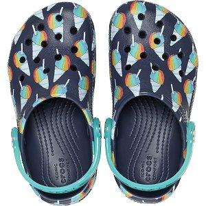 Classic Snow Cone Clog T - Navy