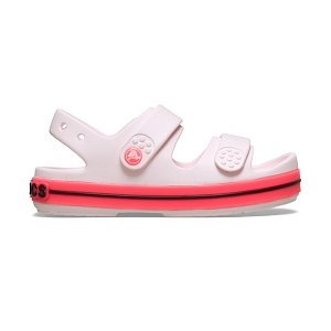 CrocbandCruiserNeonBandSandalK - Bubble Ice/Pink Blast