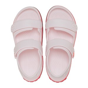 CrocbandCruiserNeonBandSandalK - Bubble Ice/Pink Blast