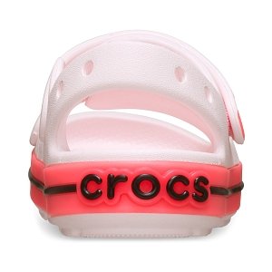 CrocbandCruiserNeonBandSandalK - Bubble Ice/Pink Blast