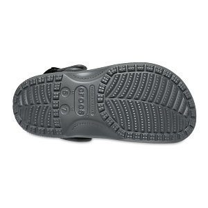 Classic Enamel Buckle Clog - Carbon