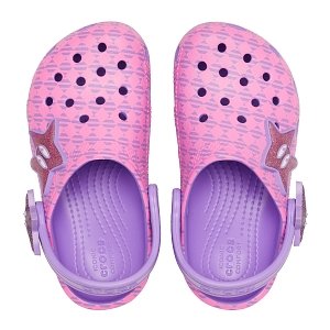 Classic Plaid and Stars Clog T - Purple Bolt/Pink Punch