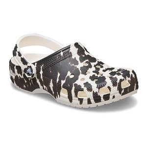Classic Pop Animal Clog - Chalk/Multi