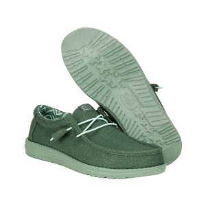 Wally Stretch Canvas - Duck Green/Iceberg Green