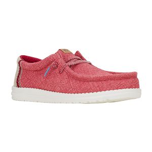 Wally Jute - Claret Red/Silver Birch