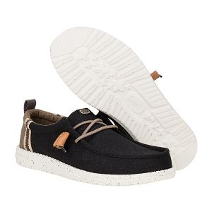 Wally Summer Linen - Black/Walnut