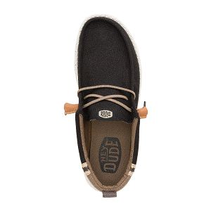 Wally Summer Linen - Black/Walnut