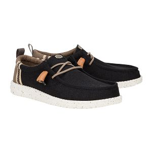 Wally Summer Linen - Black/Walnut