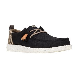 Wally Summer Linen - Black/Walnut