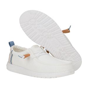 Wally Summer Linen - White/Stone Grey