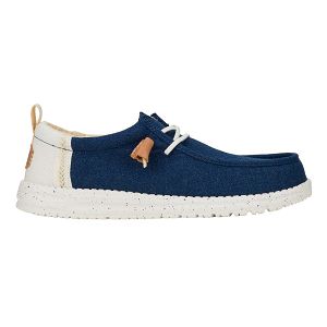 Wally Summer Linen - Sargasso Blue/White