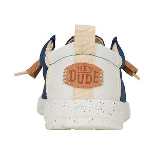 Wally Summer Linen - Sargasso Blue/White