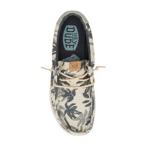 Wally Palm Jute - Egret/Cloud Blue