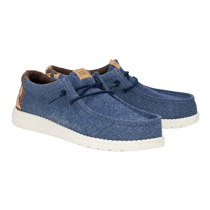 Wally Palm Jute - Navy Blazer/Chili Red