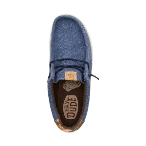Wally Palm Jute - Navy Blazer/Chili Red