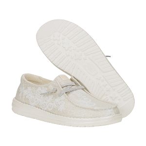 Wendy Floral Lace - Egret