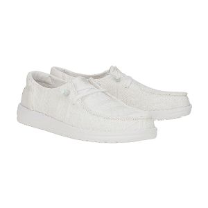 Wendy Crochet Lace - White