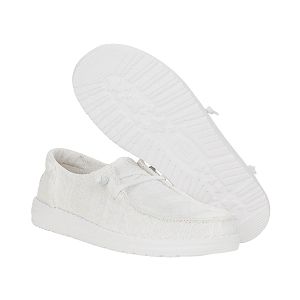 Wendy Crochet Lace - White