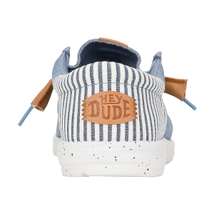 Wally Funk Seersucker - Faded Denim/Navy Blazer