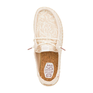 Wendy Espadrille Retro Palm - Pale Pink/White