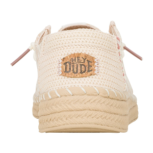 Wendy Espadrille Retro Palm - Pale Pink/White