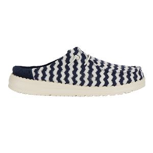 Wendy Slip Terry Stripe - Navy Blazer/Egret