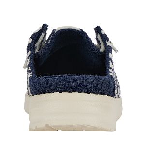 Wendy Slip Terry Stripe - Navy Blazer/Egret