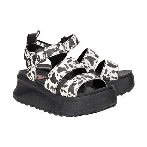 Delray Buckle Animal - Black/White