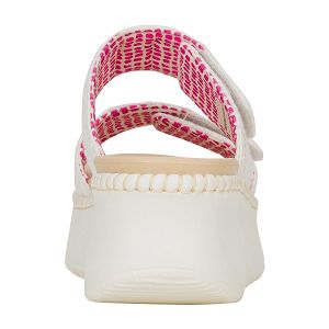 Delray Slide Eyelet - White