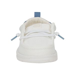 Wally T Summer Linen - White/Stone Grey