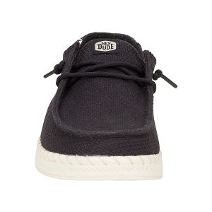 Wendy Espadrille Woven - Black