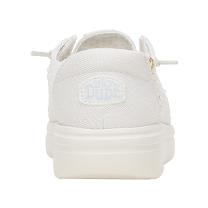 Wendy Espadrille Woven - White