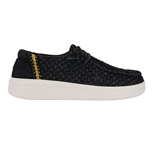 Wendy Rise Perf Canvas - Black