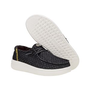 Wendy Rise Perf Canvas - Black