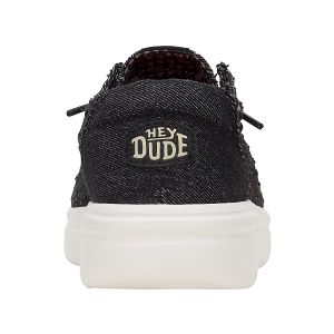 Wendy Rise Perf Canvas - Black