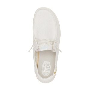 Wendy Rise Perf Canvas - White