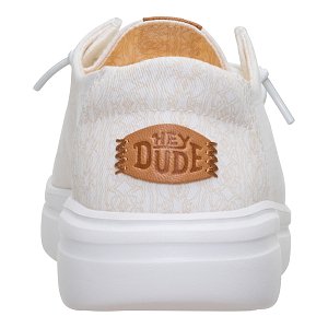 Wendy Rise Chambray Grid - Snow White