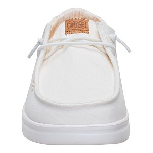 Wendy Rise Chambray Grid - Snow White