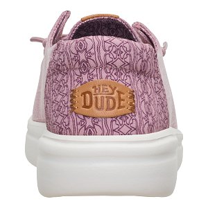 Wendy Rise Chambray Grid - Rose Purple