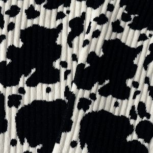 Athletic Cow Print - Milk