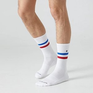Athletic Essentials Stripes - White