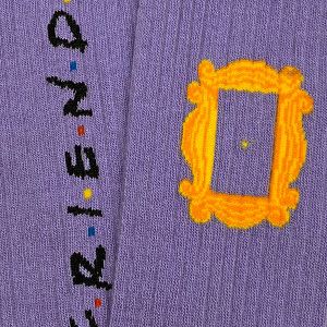 Athletic Friends Door - Purple