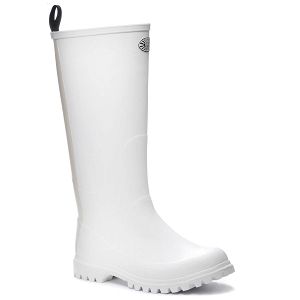 799 RUBBER BOOTS LETTERING - White
