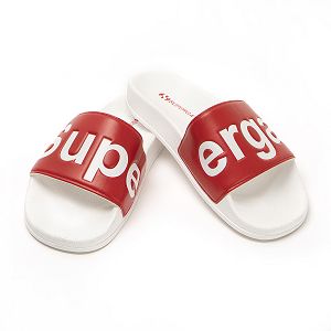 1908 SLIDES POLYSOFT - White-Red