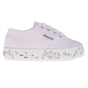 2730 KIDS PRINTED PLATFORM - White-Black Stickers