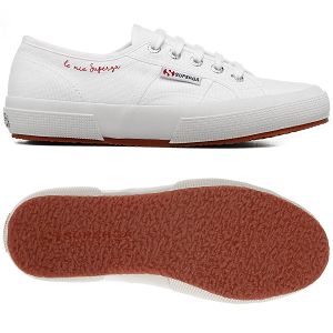 2750 POETIC - White-Le mie Superga Red
